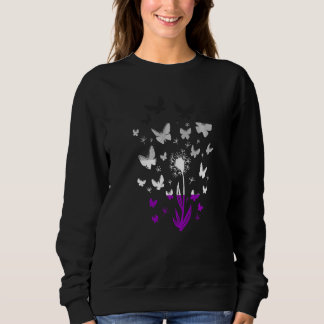 Moletom Dandelion Assexuado Borboleta de Outono Assexualid