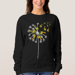 Moletom Dandelion Flying Giraffe Flower Willife Zookeeper