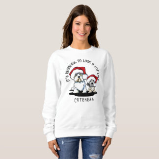 Moletom Dandie Dinmont Terrier Christmas Sweshirt