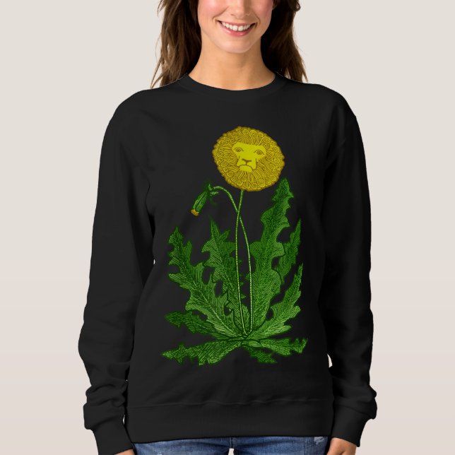 Moletom DANDY LION Dandelion FUNNY SURREAL GARDEN WEED (Frente)