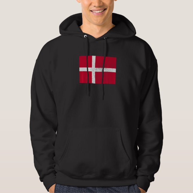 Moletom Danish Denmark Flag Pride Danish Flag  1 (Frente)