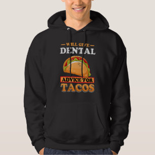 Moletom Dará conselhos dentários para tacos estudante de