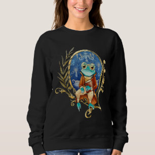 Moletom Dark Academia Aestética Sapo Wizard Witchy Vintage
