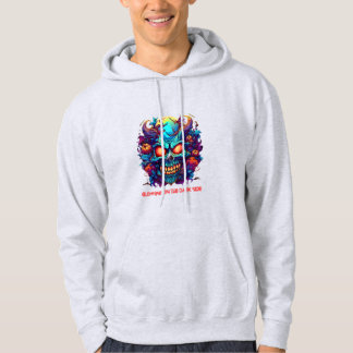 Moletom "Dark Neon Skull – Halloween design