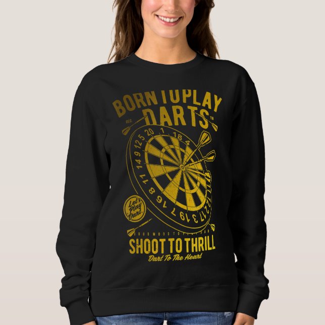 Moletom Dart Weekend Darts Bebendo Darts Player (Frente)