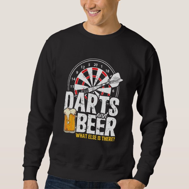 Moletom Darts Player Gift 180 Darts & Beer (Frente)