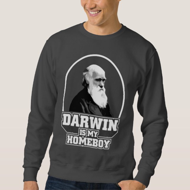 Moletom Darwin é meu ficar em casa (Frente)