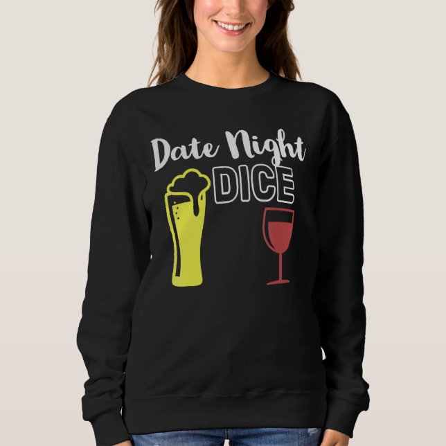 Moletom Data Noite De Fato Para Homens Mulheres (Frente)