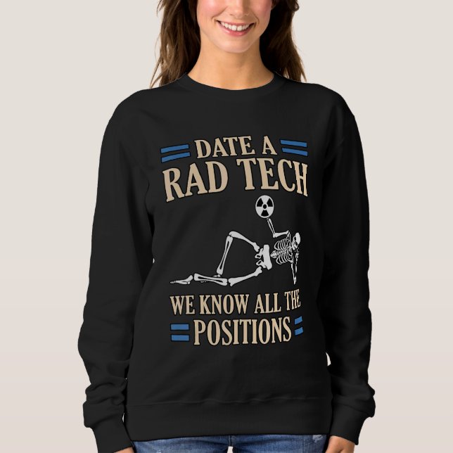 Moletom Data Rad Tech Radiologist Radiology Xray Technicy (Frente)