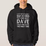 Moletom DAVE Gift Name Personalizado Birthday Funny Christ<br><div class="desc">DAVE Gift Name Personalizado Birthday Engraçado Piada de Natal</div>
