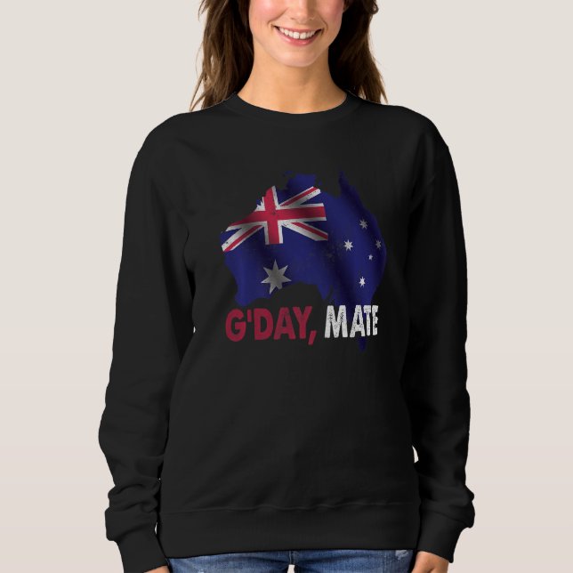 Moletom Day Mate Good Austria Land Flag Austrália (Frente)