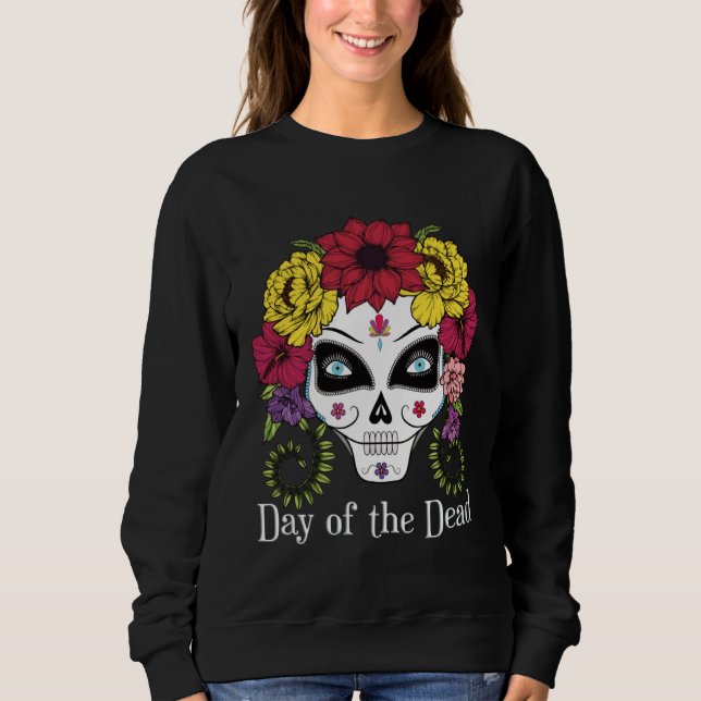 Moletom Day of the Dead Sugar Skull (Frente)
