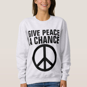 Moletom DÊ À PAZ UMA OPORTUNIDADE DE T-Shirts