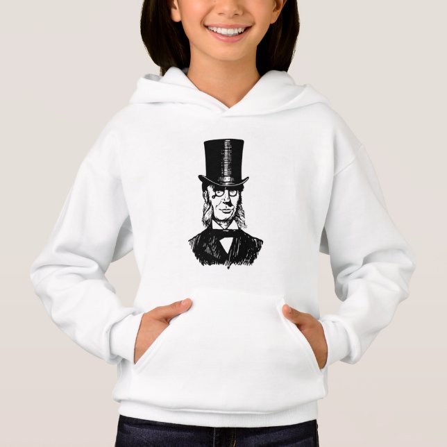 Moletom de Bebê com Ilustração de Cavalheiro Vinta (Frente)