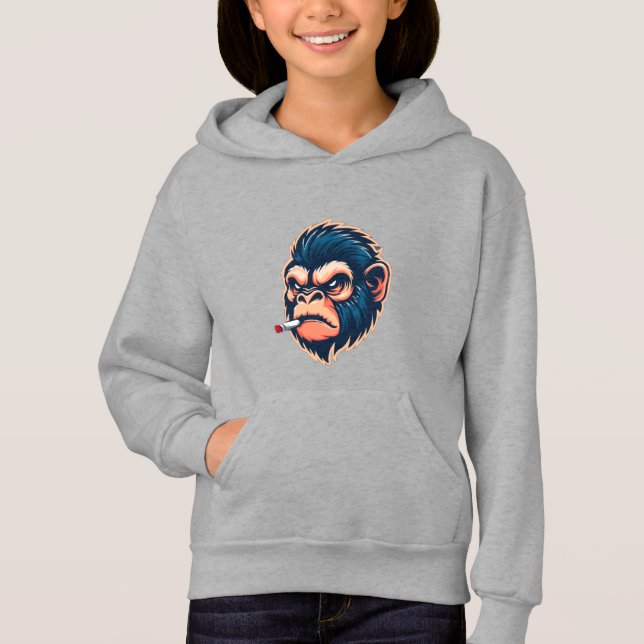 Moletom de Bebê Macaco Fofo (Frente)
