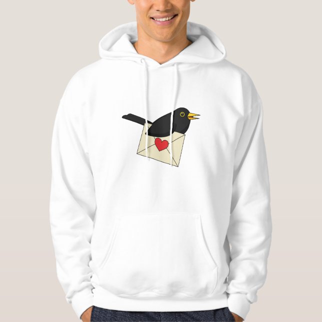 Moletom De Blackbird com Amor (Frente)