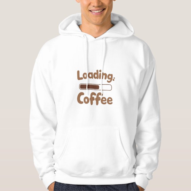 Moletom de café Loading Coffee para homens / joven (Frente)