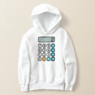 Moletom de Calculadora de Matemática para Crianças