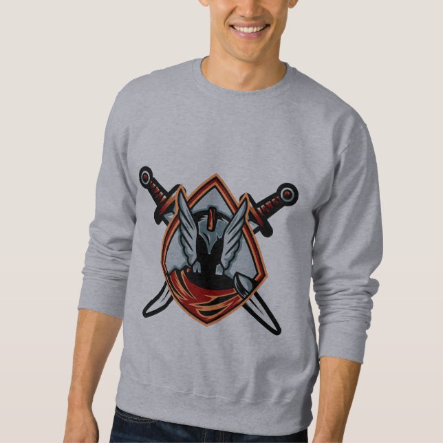 Moletom de Capacete de Guerreiro (Frente)