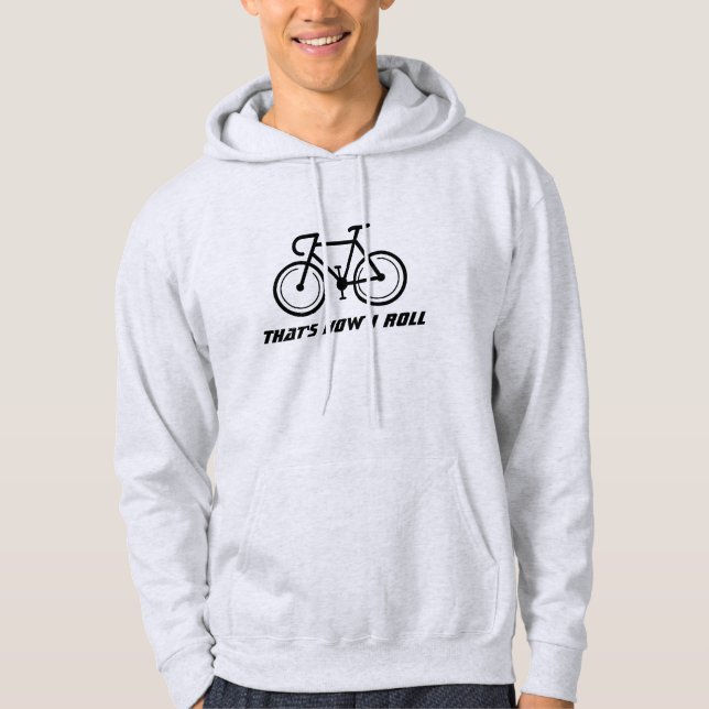 Moletom de corrida de bicicleta esportiva. É assim (Frente)