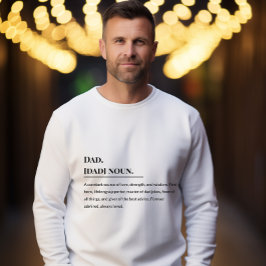 Moletom 👨 de Definição do pai ‍ 👧 ‍ 👦 | Pai Sentido