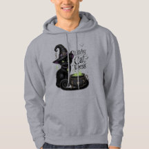 Moletom de Energia de Gato Bruxo Unisex Halloween 