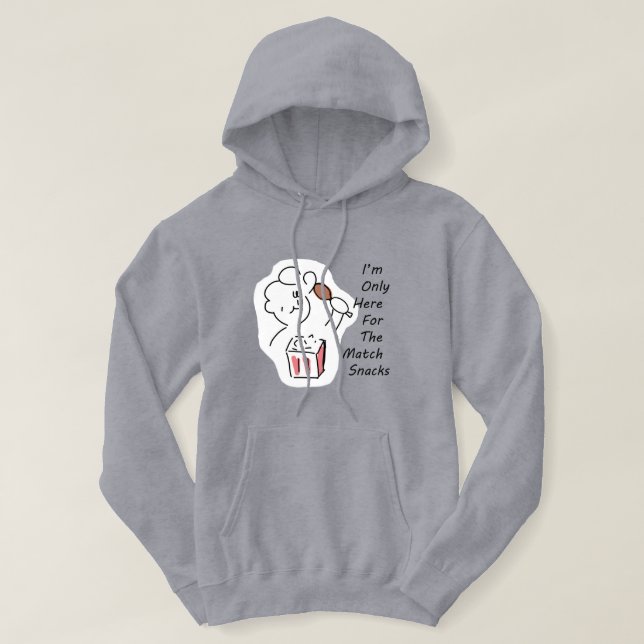 Moletom de Fã de Futebol Bobalhão - Estou Aqui Só  (Frente do Design)