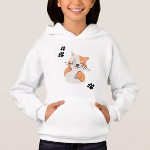Moletom de Garotas Gatas de Desenho Animado Fofas