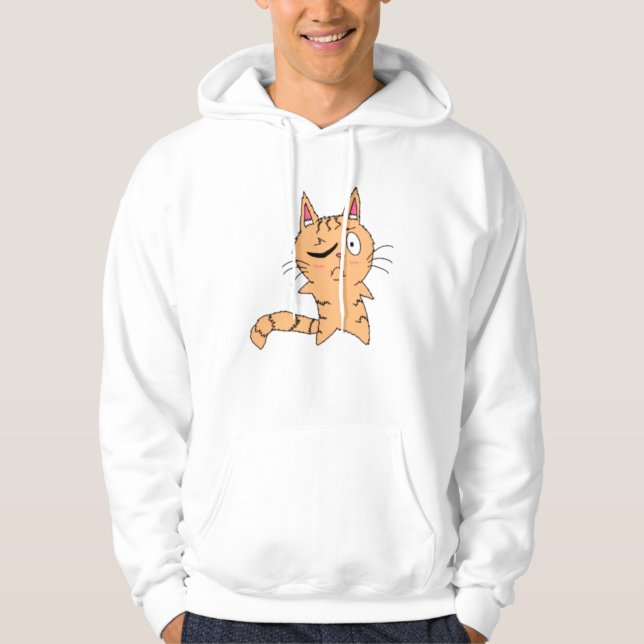 Moletom de Gato com um Olho Aberto  (Frente)