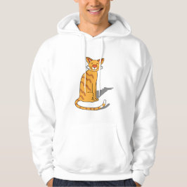 Moletom de Gato Laranja