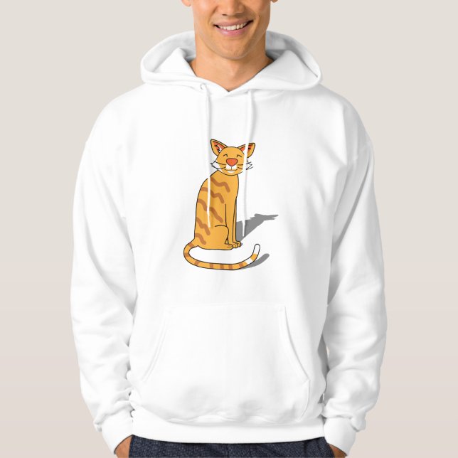 Moletom de Gato Laranja (Frente)