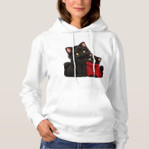 Moletom de Gato Preto Fofo - Gato Preto Aconchegan