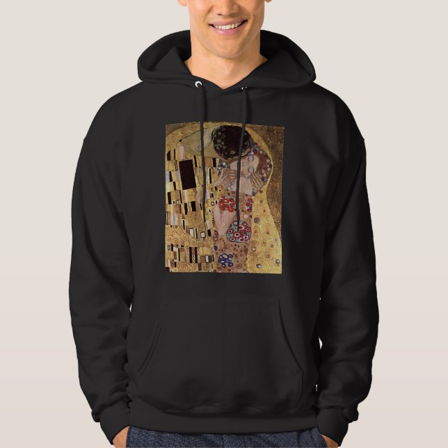 Moletom ~ de Gustavo Klimt o beijo (Frente)