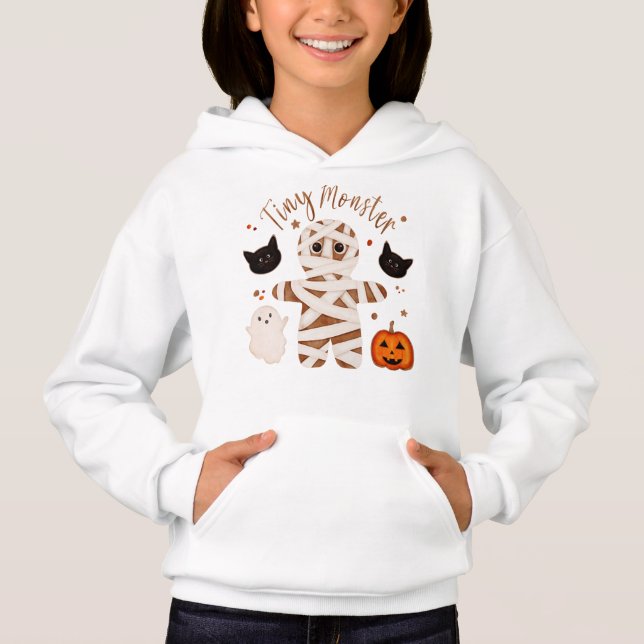 Moletom de Halloween de Monstro para Crianças (Frente)