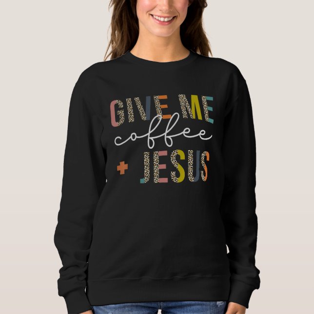 Moletom Dê-me Café Jesus Cristãos (Frente)