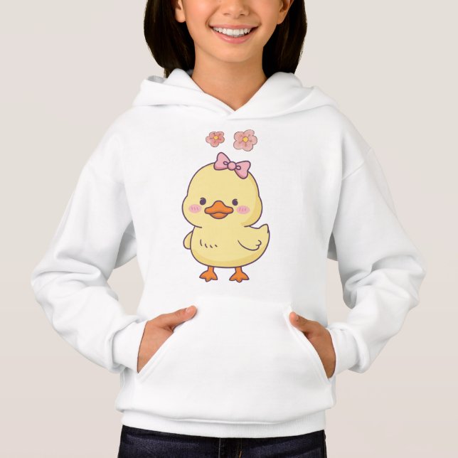 Moletom de Meninas com Patozinho Fofo (Frente)