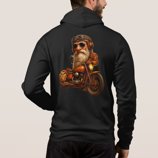 Moletom de Motoqueiro Barbudo – Estilo Piloto Vint (Verso)