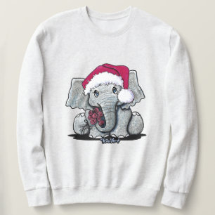 Moletom de Natal de Elefante Bebê
