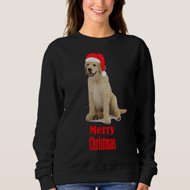 Moletom De Natal Labrador Retreiver Feliz Natal (Frente)