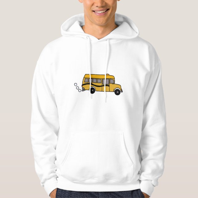 Moletom de ônibus fumegante (Frente)