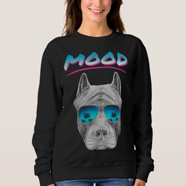 Moletom De Pitbull Mood (Frente)
