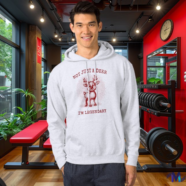 Moletom de Renas Vintage - Burgundy em Meios Tons  (Criador carregado)