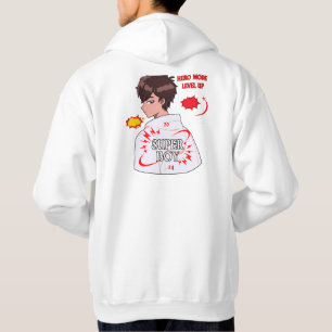 Moletom de Super Menino com Modo Herói para Crianç