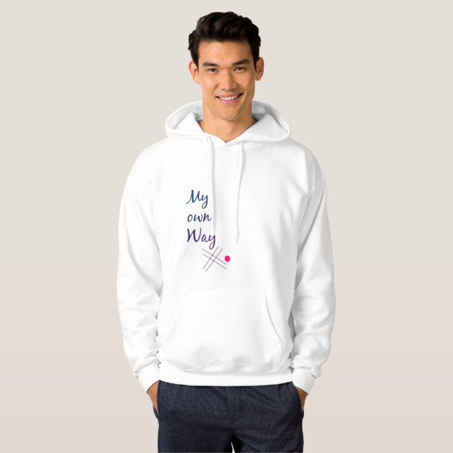 Moletom de Tipografia Masculina – Citação Minha Pr (Frente Completa)
