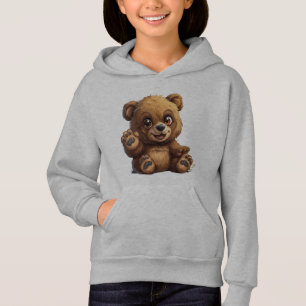 Moletom de Urso Teddy Kawaii para Crianças