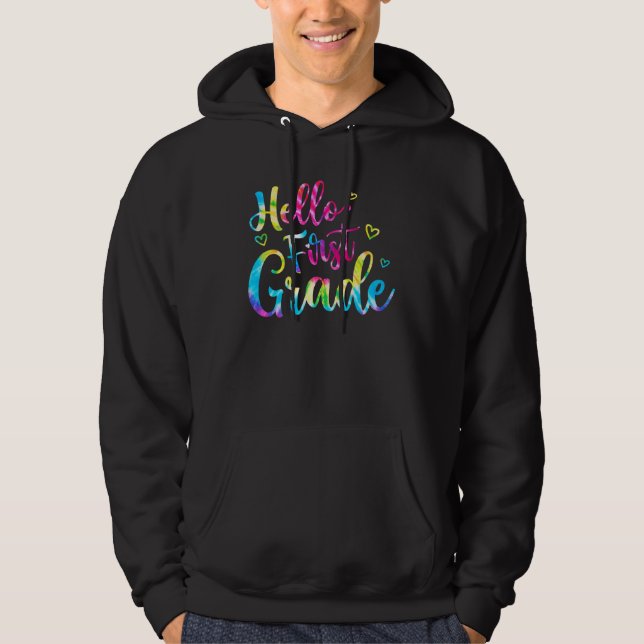 Moletom De Volta À Escola Alô 1rua Grau Tie Dye (Frente)