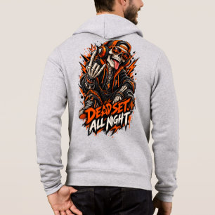 Moletom Dead Set All Night Skeleton DJ – Halloween