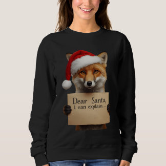 Moletom . Dear Santa Dog T-Shirt