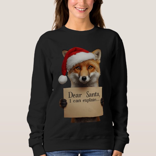 Moletom . Dear Santa Dog T-Shirt (Frente)