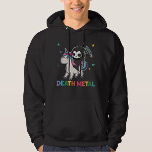 Moletom Death Metal - Death Riding Unicorn Funny Unicorn